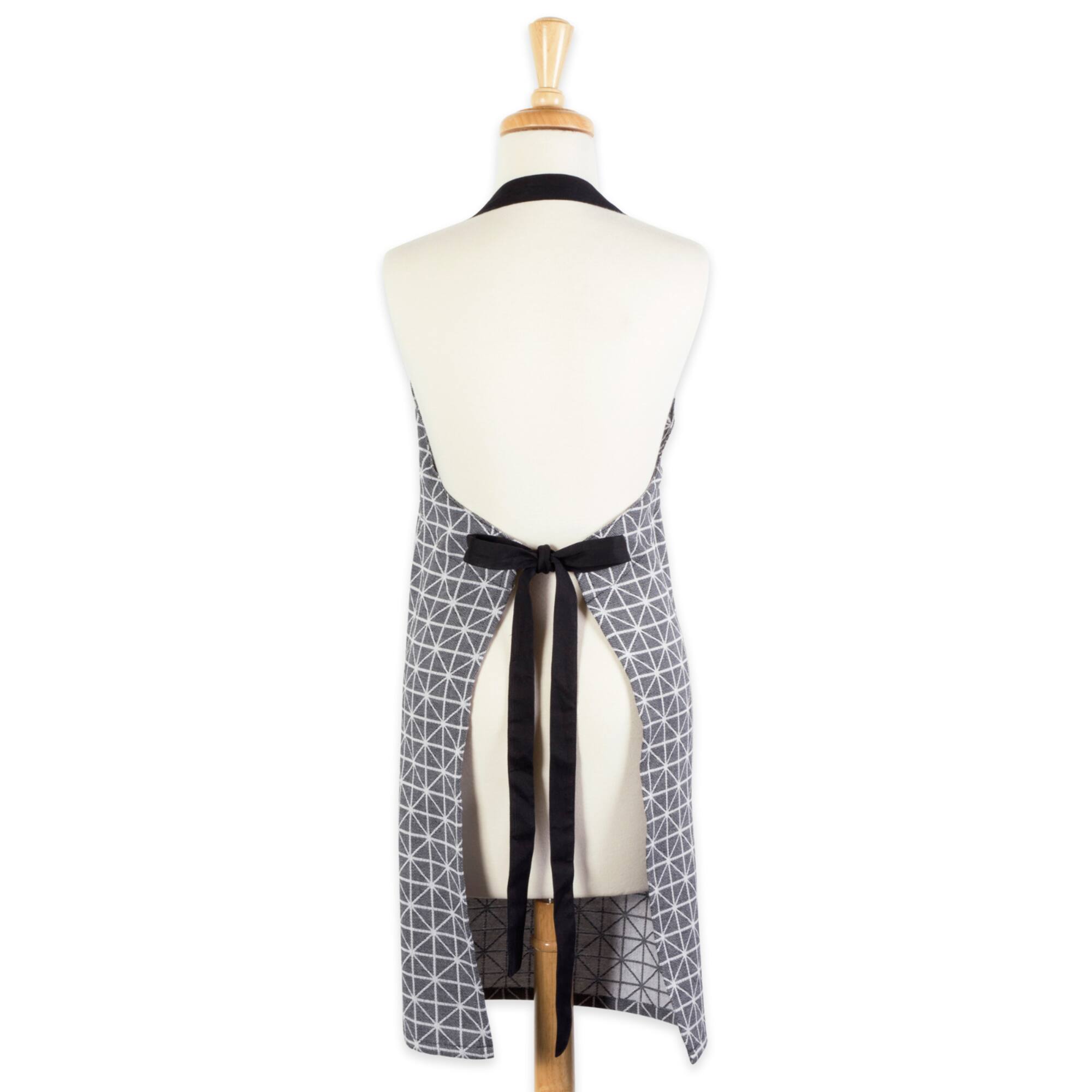 Black & White Triangle Chef Apron